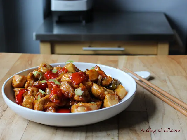 Slightly Spicy Sweet and Sour Chicken