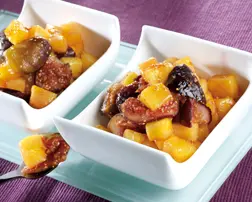 Roasted Pineapple and Figs in Honey