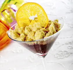 Roasted Fig and Orange Crumble