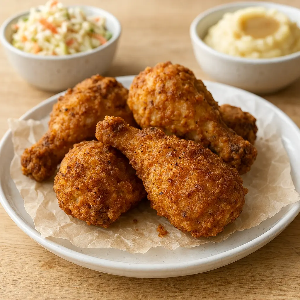 Air Fryer KFC-Style Chicken – Crispy, Spiced & Irresistible (No Oil, 11-Spice Blend)